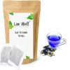 BLUE TEA FLOWER Herbal Tea Bags (Unbleached Tea Bags) Premium Quality! Available in 30+ Varieties (Blue Tea, 10 Tea Bags) view 1