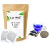 BLUE TEA FLOWER Herbal Tea Bags (Unbleached Tea Bags) Premium Quality! Available in 30+ Varieties (Blue Tea & Lavender, 25 Tea Bags) view 1