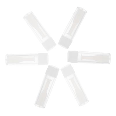 Cabilock 6pcs Lens Inserter Remover Suction Stick Set for Contact Lenses White Hollow Case for Home and Travel Use