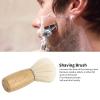 Shaving Brush for Men Wooden Handle Shave Foaming Brush Ergonomic Soft Hair Shaving Brush Face Grooming Tool for Home Hair Salon view 4