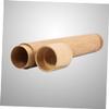 DOITOOL 1pc Portable Bamboo Toothbrush Holder Tube Travel Case for Hiking Camping Chic Round Design Easy to Clean Lightweight Toothbrush Storage view 3