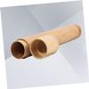 DOITOOL 1pc Portable Bamboo Toothbrush Holder Tube Travel Case for Hiking Camping Chic Round Design Easy to Clean Lightweight Toothbrush Storage view 4