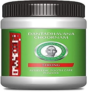 QURA NAMBOODIRI S Tooth Powder-Strong - 80 Gram (Ayurvedic Toothpowder 4 Pack)