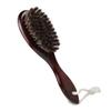 Beavorty Clean Broken Hair Brush for Beard Mustache Wool Brush Curved Handle for Shaving and Shower Use in Barber Shop Home view 1