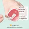 Innovative Soft Silicone Squeeze Retainer Holder, Stylish Portable Retainer Case, Fashionable Slim Retainer Container fits in Pocket or Purse, Pastel Blue, S view 2