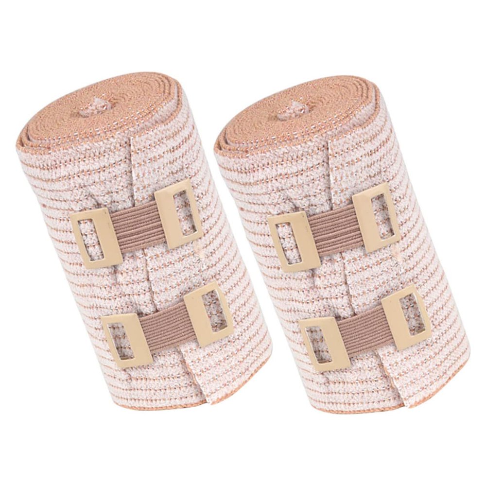 Beaupretty Compression Wraps 2pcs 7.5cm X 4.5m Breathable Stretchable Self-Adherent Athletic for Knee Ankle Wrist Injury and Swelling Care