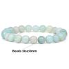 100% Natural Stone Amethysts Quartz Bracelet 8mm Beads Bracelet,Labradorite,19CM view 2