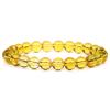 100% Natural Stone Amethysts Quartz Bracelet 8mm Beads Bracelet,Citrine,19CM view 1