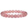 100% Natural Stone Amethysts Quartz Bracelet 8mm Beads Bracelet,Amethyst,19CM view 3