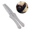 Beatifufu Men's Stainless Steel Beard Comb and Mustache Brush Set, Anti-static and Broken-resistant Grooming Tool, Portable for Home and Barber Salon Use view 1