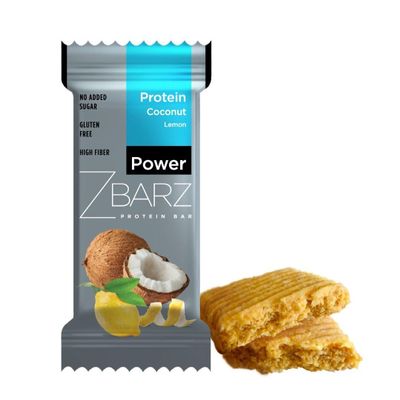 Zbarz Fruit & Energy Bars, vegan, vegetarian, and without added sugar (Mix Box, 12 x Bars) - Sport energy bars made from fruits & nuts for everyday use, cycling, hiking, fruit bars (Coconut Lemon)