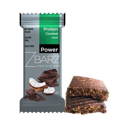 Zbarz Fruit & Energy Bars, vegan, vegetarian, and without added sugar (Mix Box, 12 x Bars) - Sport energy bars made from fruits & nuts for everyday use, cycling, hiking, fruit bars (Coconut Cocoa)