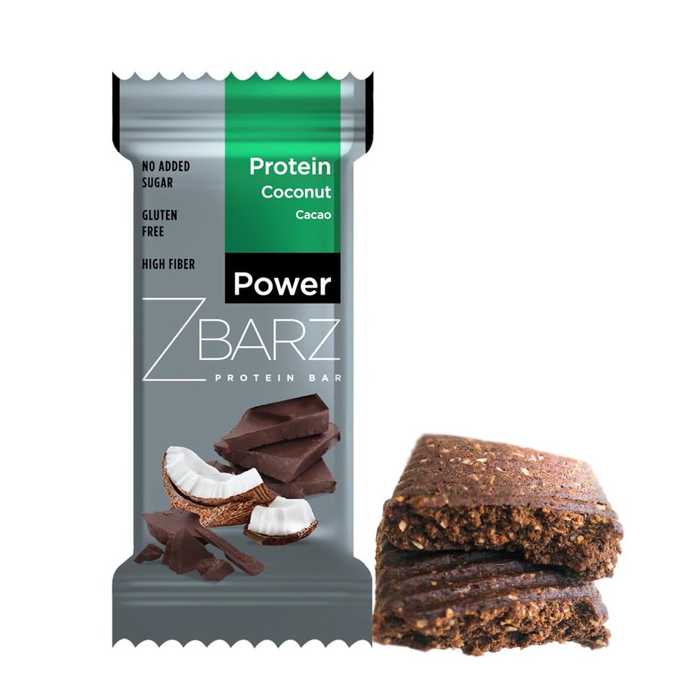 Zbarz Fruit & Energy Bars, vegan, vegetarian, and without added sugar (Mix Box, 12 x Bars) - Sport energy bars made from fruits & nuts for everyday use, cycling, hiking, fruit bars (Coconut Cocoa)