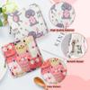 2Pcs Sanitary Towel HolderPeriod Bag Sanitary Napkin Storage Bag Sanitary Pouch with Zipper Portable Pantyliners Bag for Women Teen Girls Ladies view 3