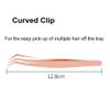 2Set Lash Tweezers, Lashes Extension Curved Tweezers Stainless Steel Lash Extension Kit Curved Tweezers for Lash Extensions, Splinter Eemoval, Eyebrows,(4PCS) view 3