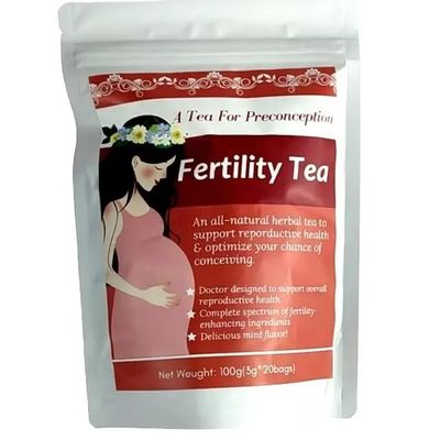 2 Packs (60 tea bags) FERTILITY TEA - 2 Month Supply - Conceive Baby Getting Pregnant Infertility