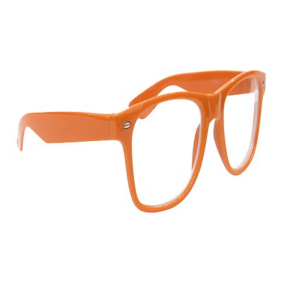 Fads & Fashions Classic Retro Oversized Style Mens Womans Geek Nerd Reading Glasses with 35 Colours TN49 (Burnt Orange, 2.50, multiplier_x)