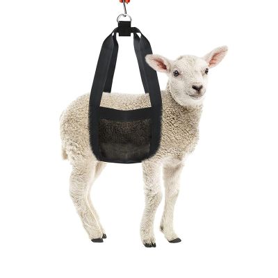 Qcwwy Calf sling for weighing animals, calf scale for hanging, scale, animal weighing sling, high robustness, easy to clean, weighing bag sling for lambs, goats, alpacas,