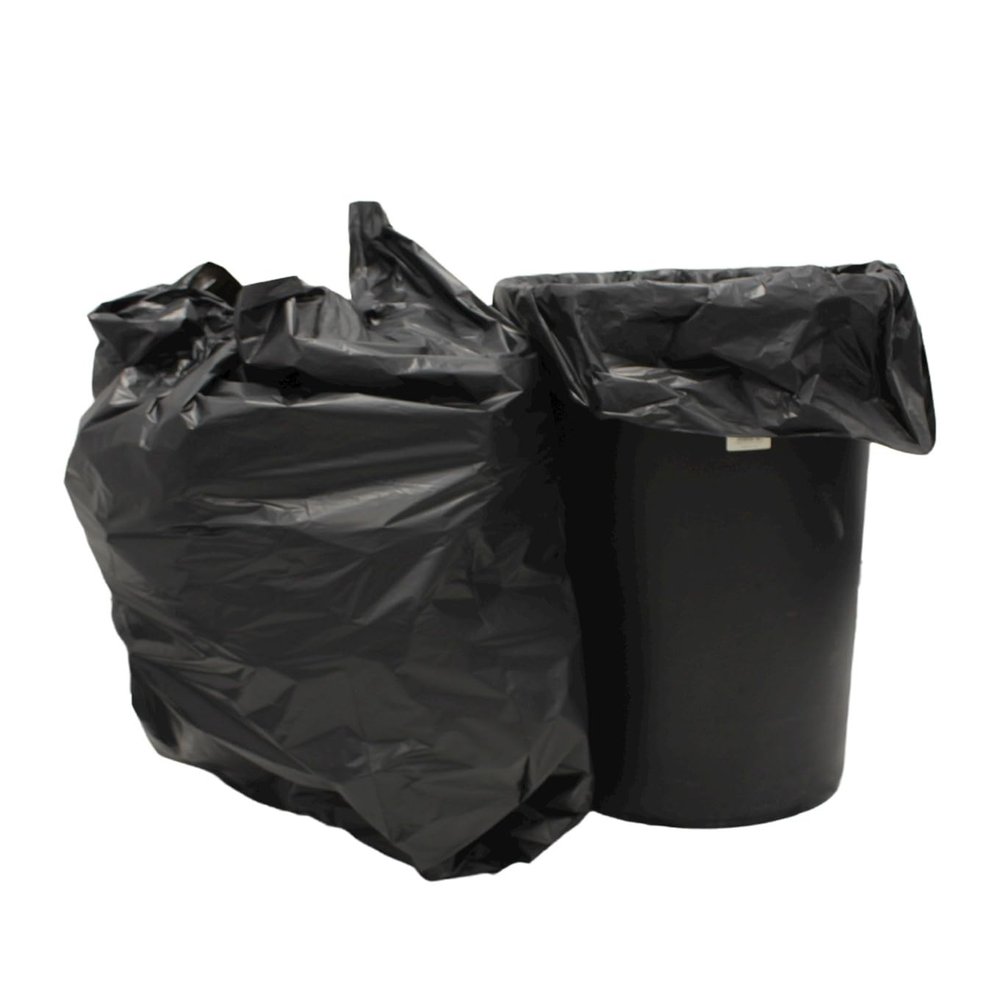 100 x Heavy-Duty Black Refuse Sacks Bin Bags 18"x29"x39" - Extra Strong Bin Liners- Tear Resistant and Leak Proof - Ideal for Home, Office, and Outdoor Use