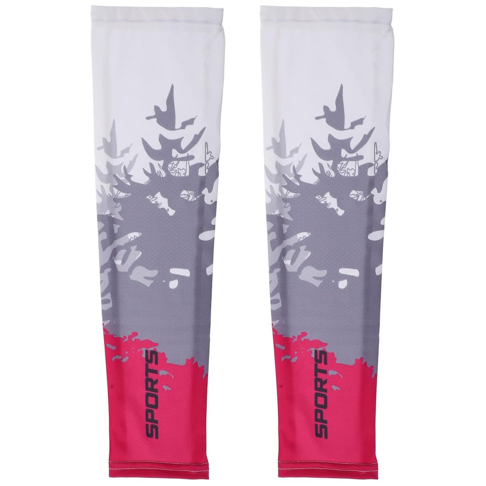 CIYODO Athletic Arm Cover Uv Protection Sleeves Cooling Sun Sleeves for Women Slip Arm