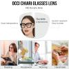 OCCI CHIARI Fashion Womens Reading Glasses +1.5, Fashion Reading Glasses for Women, Thick Frame Readers Glasses (Black 150) view 3