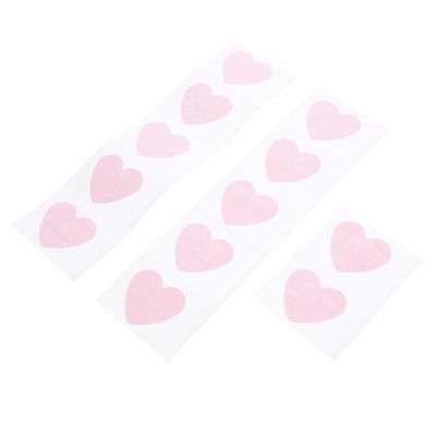 FOMIYES 12pcs Heart Shaped Spot Breathable Patches Patches Emergency Buds Fingertip Sticker Breathable Patches Cover Waterproof Cartoon Red