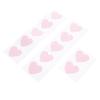 FOMIYES 12pcs Heart Shaped Spot Breathable Patches Patches Emergency Buds Fingertip Sticker Breathable Patches Cover Waterproof Cartoon Red view 1