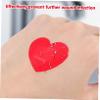 FOMIYES 12pcs Heart Shaped Spot Breathable Patches Patches Emergency Buds Fingertip Sticker Breathable Patches Cover Waterproof Cartoon Red view 3