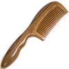 Grehge Wooden Comb with Handle Wood Comb for Women Hair Green Sandalwood Fine Tooth Comb for Men view 1