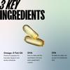 Numan High Strength Omega 3 Fish Oil Capsules - 1000mg Omega-3 with EPA and DHA - Supports Normal Heart and Brain Function - Premium Oil Softgels Gym Supplements view 3