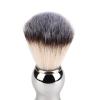 ANKROYU Shaving Brush Strong Cleaning Force Soft Premium Bristles Soft Hand Crafted Shaving Brush with Silver Handle for Home Salons view 4