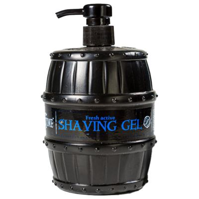 BARBERTIME Shaving Gel | Fresh Active | Non Foaming | Moisturizing Effect | Sea God 1000 ml