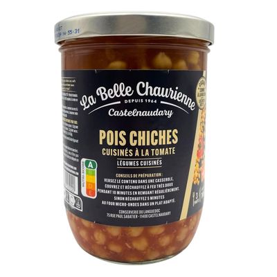 La Belle Chaurienne Chickpeas in Tomato Sauce 780g (1)