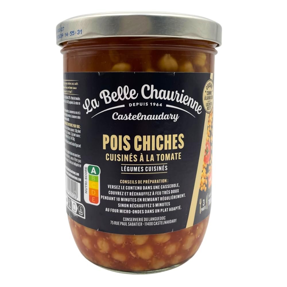 La Belle Chaurienne Chickpeas in Tomato Sauce 780g (1)