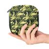 Sanitary Napkin Storage Bag, Feminine Product Pouches Portable Period Kit Bag for Girls Women Ladies Camo Dinosaur view 4