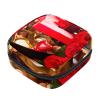 Sanitary Napkin Storage Bag, Feminine Product Pouches Portable Period Kit Bag for Girls Women Ladies Valentine's Day Rose view 1