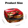 Sanitary Napkin Storage Bag, Feminine Product Pouches Portable Period Kit Bag for Girls Women Ladies Valentine's Day Rose view 2