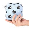 Sanitary Napkin Storage Bag, Feminine Product Pouches Portable Period Kit Bag for Girls Women Ladies Terrier Dog Walking Cartoon view 4