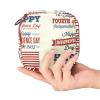 Sanitary Napkin Storage Bag, Feminine Product Pouches Portable Period Kit Bag for Girls Women Ladies Letter view 4