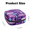 Sanitary Napkin Storage Bag, Feminine Product Pouches Portable Period Kit Bag for Girls Women Ladies Princess Letter Pattern view 2