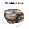 Sanitary Napkin Storage Bag, Feminine Product Pouches Portable Period Kit Bag for Girls Women Ladies Wild Aniaml Crocodile Alligator Funny view 2