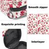Sanitary Napkin Storage Bag, Feminine Product Pouches Portable Period Kit Bag for Girls Women Ladies Beautiful Cherry Blossom Pattern Pink view 3