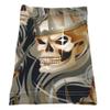 7.5" - 8" Long approx Short Picc Line Arm SLEEVE Cover for Chemo, Diabetes Freestyle Libre, Lymes Disease (Skulls) view 1
