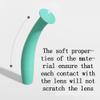 2 Pcs Silicone Contact Lens Inserter Contact Lenes Suction Holder Contact Lens Remover Tool with Storage Case for Family Travel view 3