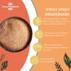 Organic Whole Wheat Breadcrumbs 500g - Crispy Coating & Perfect for Cooking & Baking view 3