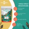 Organic Whole Wheat Breadcrumbs 500g - Crispy Coating & Perfect for Cooking & Baking view 4