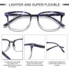 ZONLON 5 Pack Reading Glasses for Women - Anti Blue Light Blocking with Spring Hinges(5 Multicolor C2, 3.50, multiplier_x) view 3