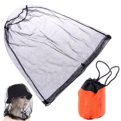 Wudaizhi Travel Dust Cap Insect Mosquito Net Cap Insect Mesh Head Face Protector Fishing Hunting Net Hat Mask Caps