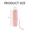 ANNCHILIO Pack of 4 Travel Toothbrush Portable Case, Portable Toothbrush and Toothpaste Holder with Storage Box for Outdoor Camping and Travel, Colourful, Pocket Organiser view 2
