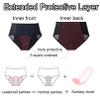 Incontinence Underwear for Women, Leak Proof Cotton Briefs Urinary Incontinence Briefs Washable Breathable Incontinence Underpants Made of Cotton view 3